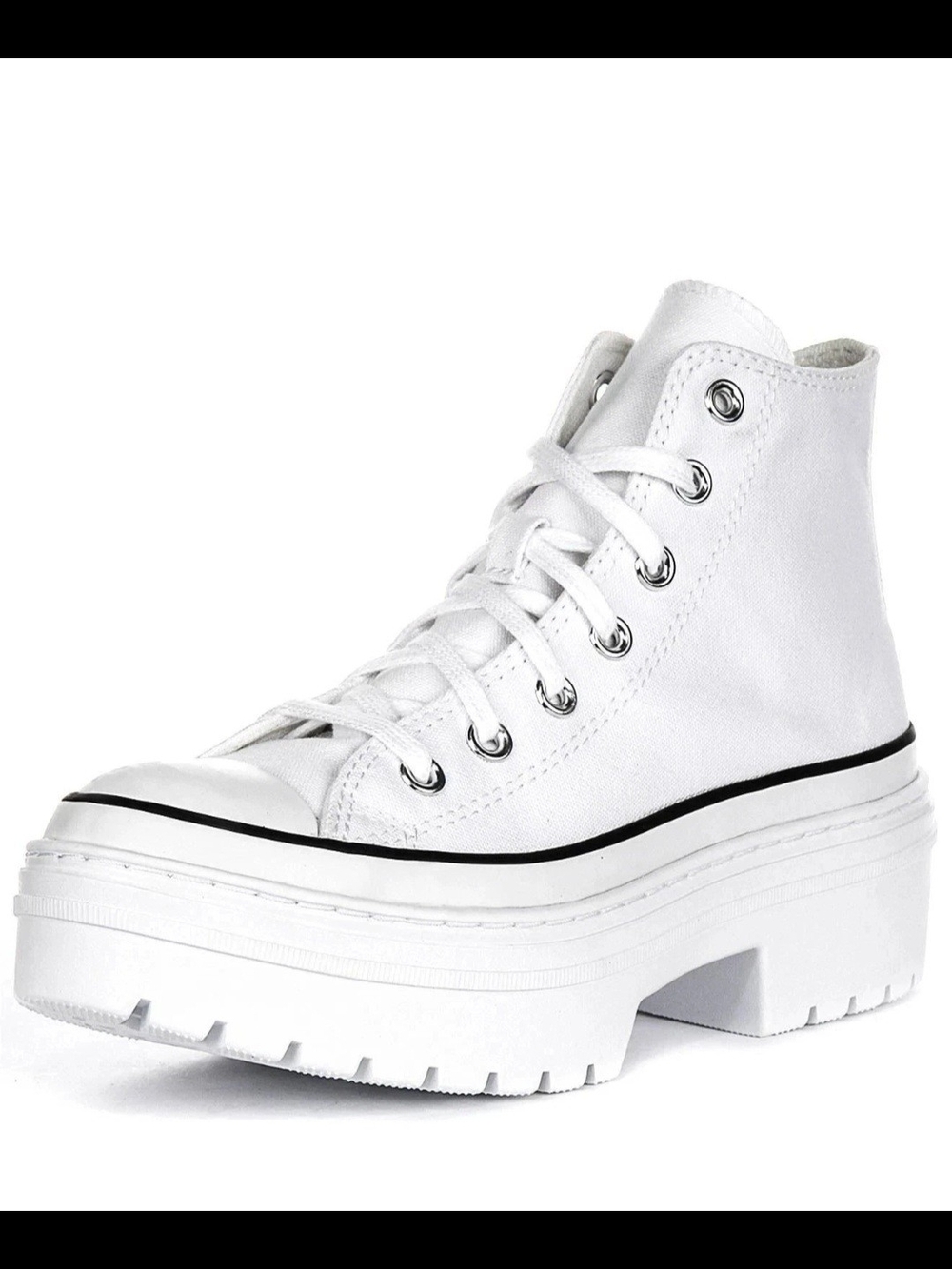 Converse Chuck Taylor All Star High Platform Women's 7.5 White - Picture 3 of 16